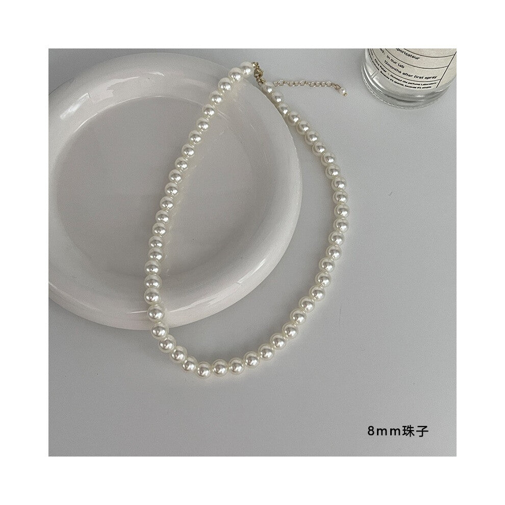 (MY33665) Light luxury design, high-end and fashionable style, collarbone chain, neck chain, sweater chain, bead chain