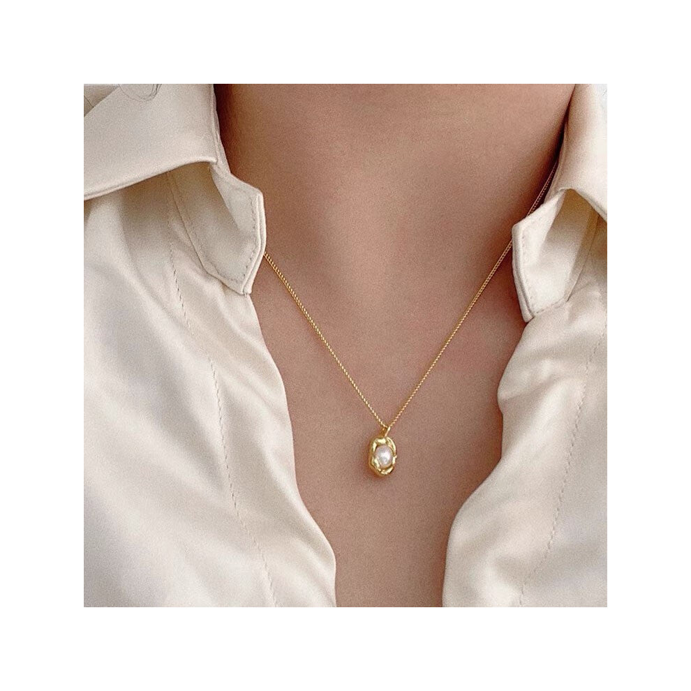 (MY37873) Light luxury design, high-end and fashionable style, collarbone chain, neck chain, sweater chain, bead chain