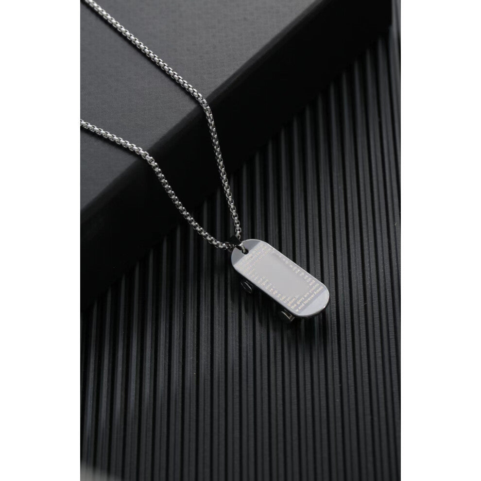 (Scooter) Versatile, personalized and fashionable sweater chains, couple accessories, niche men's necklaces, women's titanium steel jewelry