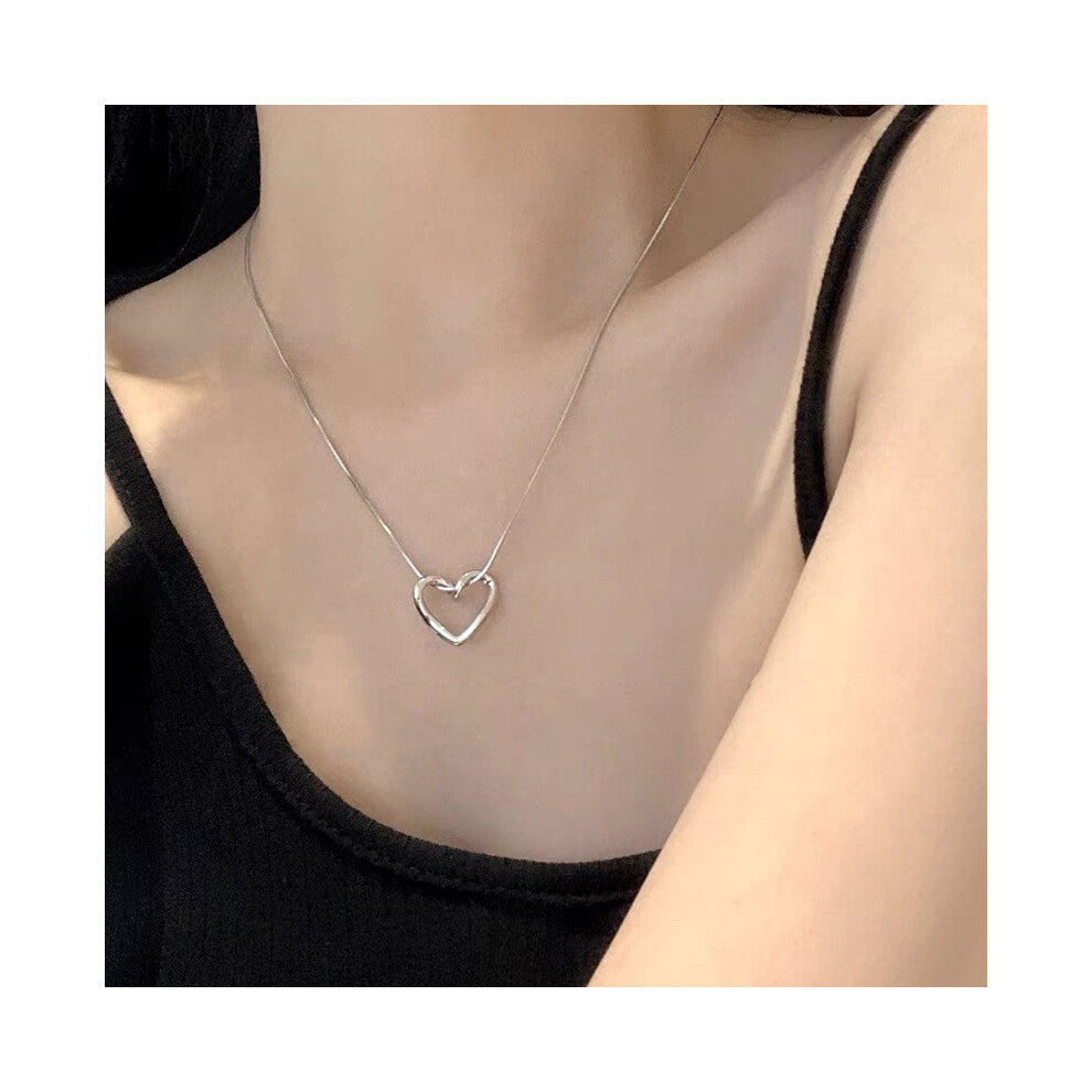 (A213?40+5cm?) Titanium steel snake bone chain, niche necklace, women's light luxury necklace, high-end collarbone chain, Instagram cold style accesso