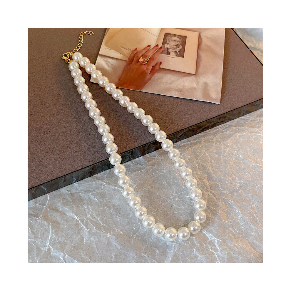 (X1312 gold 12mm) Versatile, elegant and high-end bow tie titanium steel collarbone chain and neck chain accessory