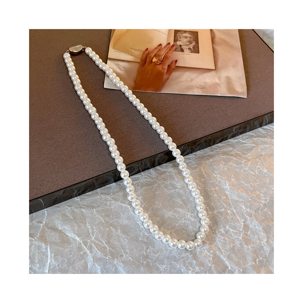 (X1658 silver 6mm? ????) Versatile, elegant and high-end bow tie titanium steel collarbone chain and neck chain accessory