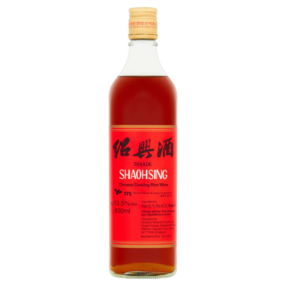 Taiwan Shaohsing Rice Wine 600ml – Aromatic, Smooth Shaohsing-Style Chinese Wine