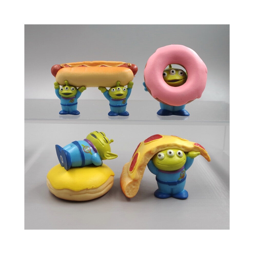 Alien Toy Story Figure Toys Pizza Baking Cake Ornament Crafts Pvc Decoration