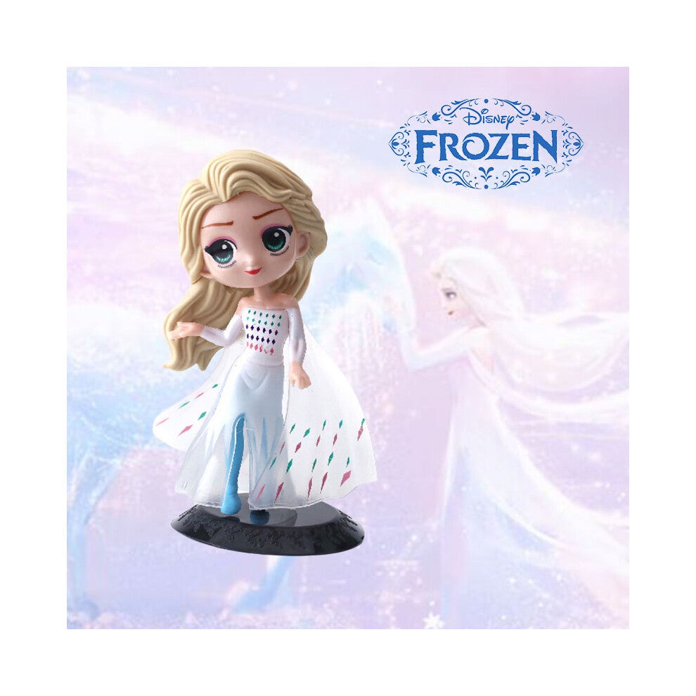 Elsa Princess Frozen Tabletop Ornament Girls Birthday Cake Model Topper Gifts