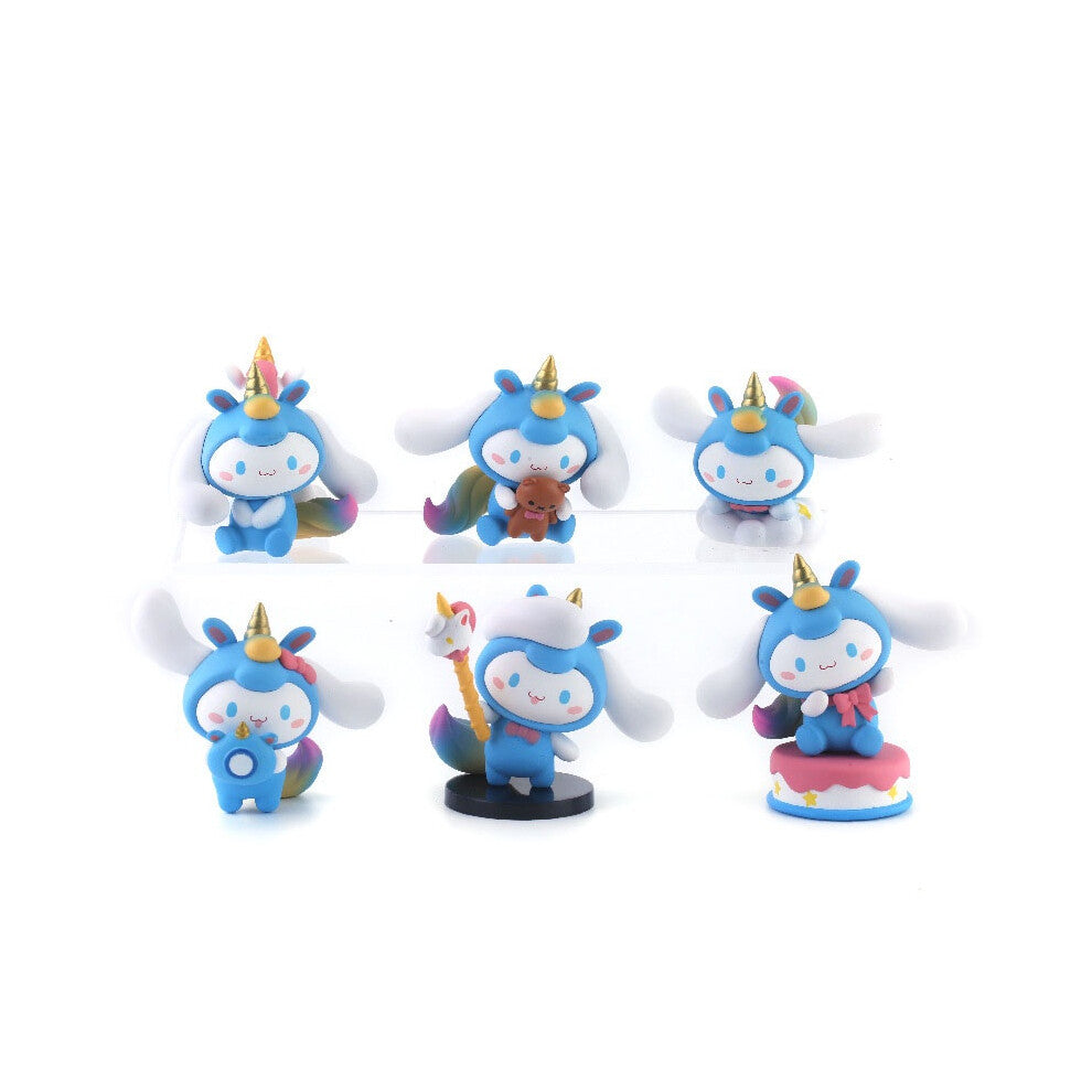 Sanrio Cinnamon Unicorn Toys Gift Cake Decoration Accessories Car Creativity