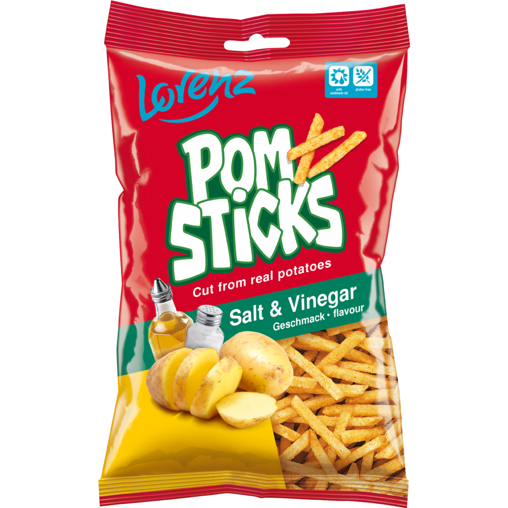 Lorenz Pomsticks - Salt & Vinegar 85G