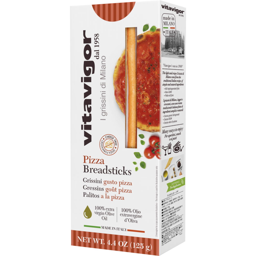 Vita Vigor Grissini Breadsticks - Pizza 125G