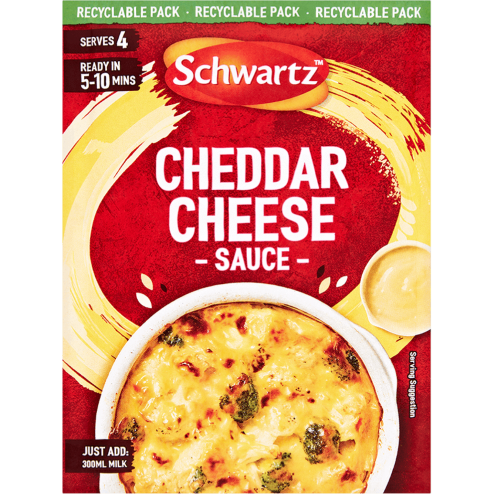 Schwartz Cheddar Cheese Sauce Mix 38G