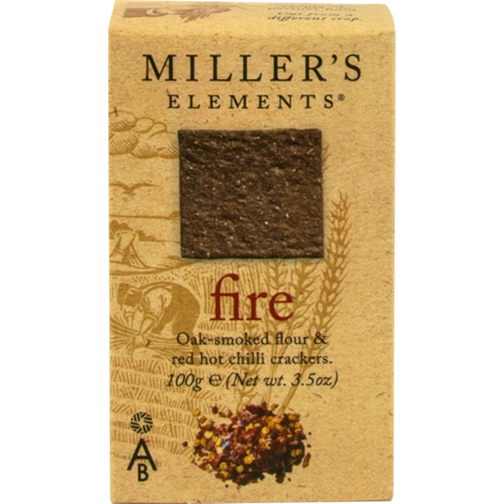 Artisan Biscuits Miller's Elements Fire Crackers 100G