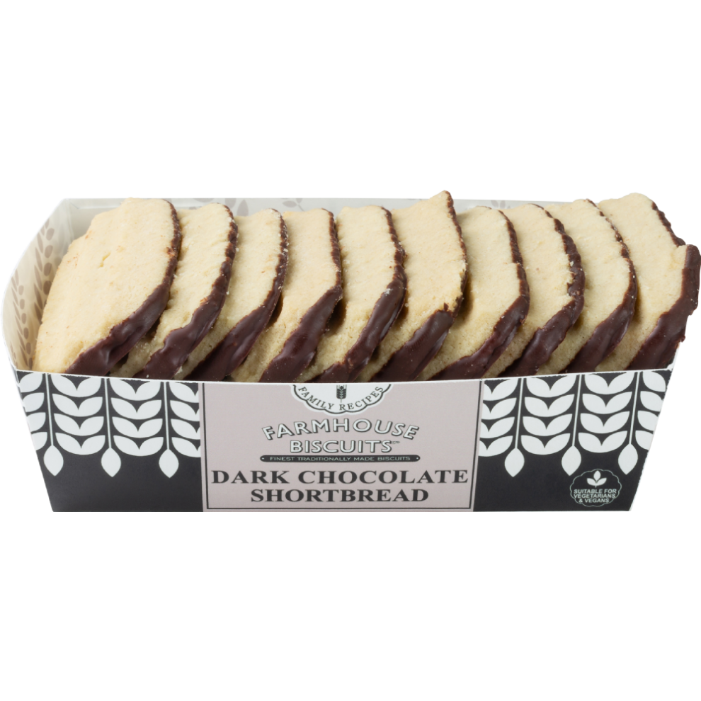 Farmhouse Biscuits Dark Chocolate Shortbread 150G