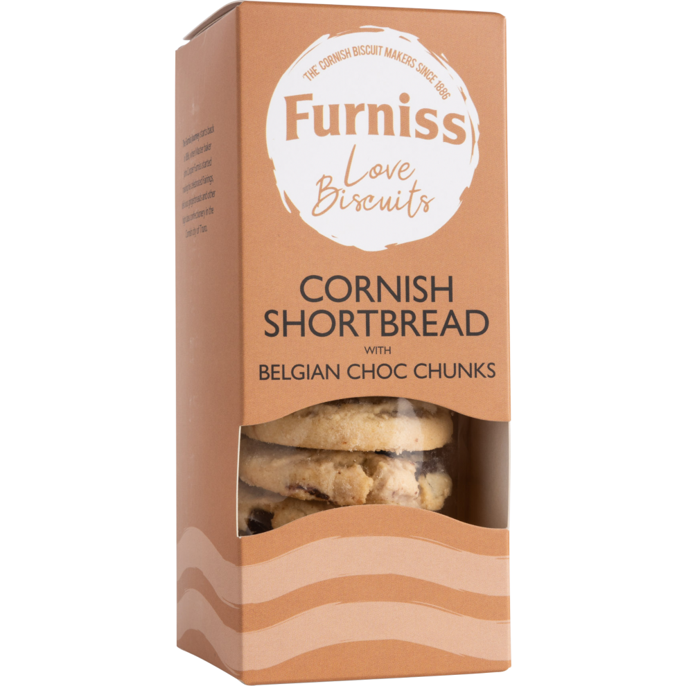 Furniss Cornish Shortbread With Belgian Choc Chunks 200G