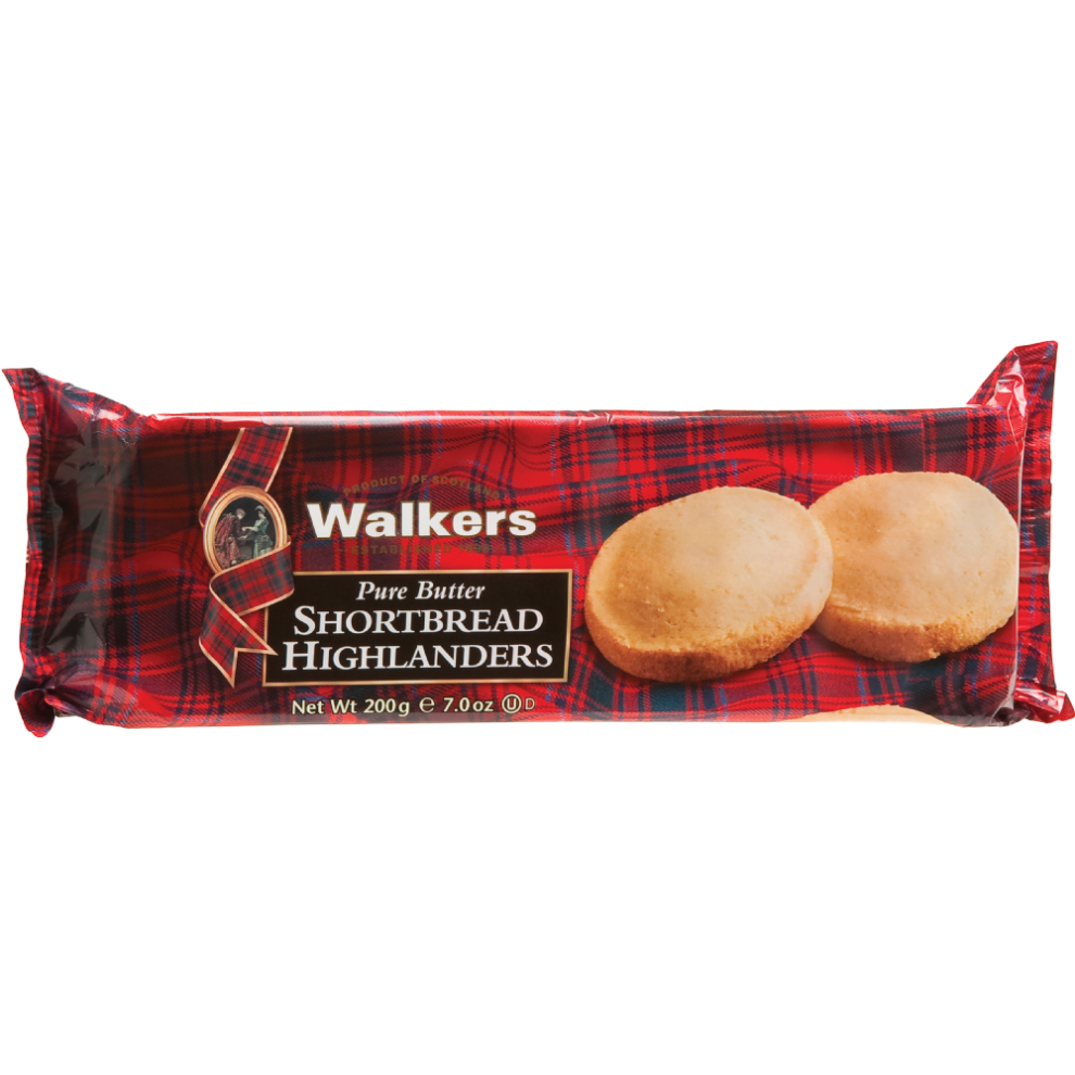 Walker's Pure Butter Shortbread Highlanders 200G