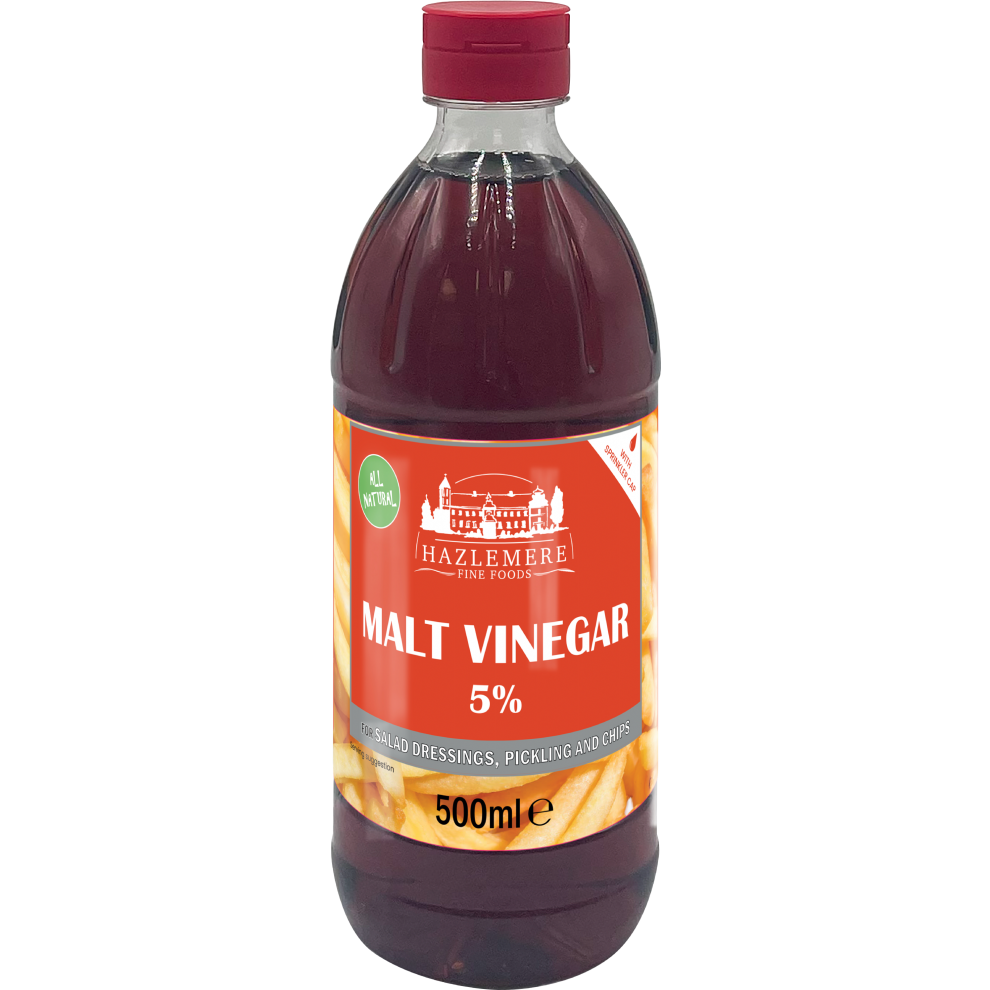 Hazlemere Fine Foods Malt Vinegar 5% 500Ml