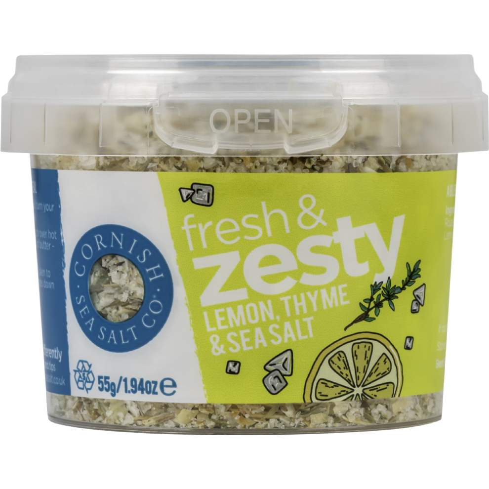Cornish Sea Salt Co. Fresh & Zesty - Lemon, Thyme & Sea Salt 55G