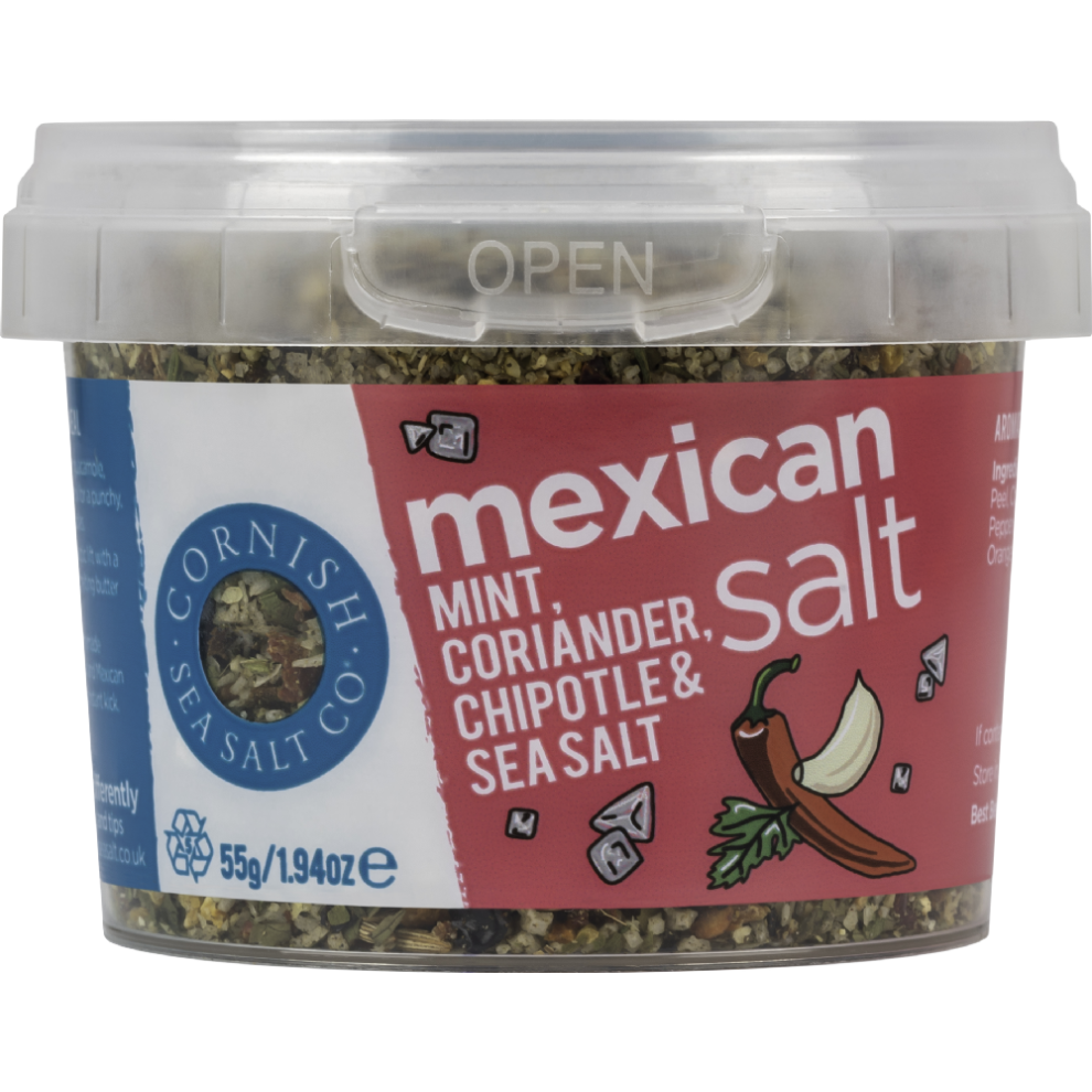 Cornish Sea Salt Co. Mexican - Mint, Coriander, Chipotle & Sea Salt 55G