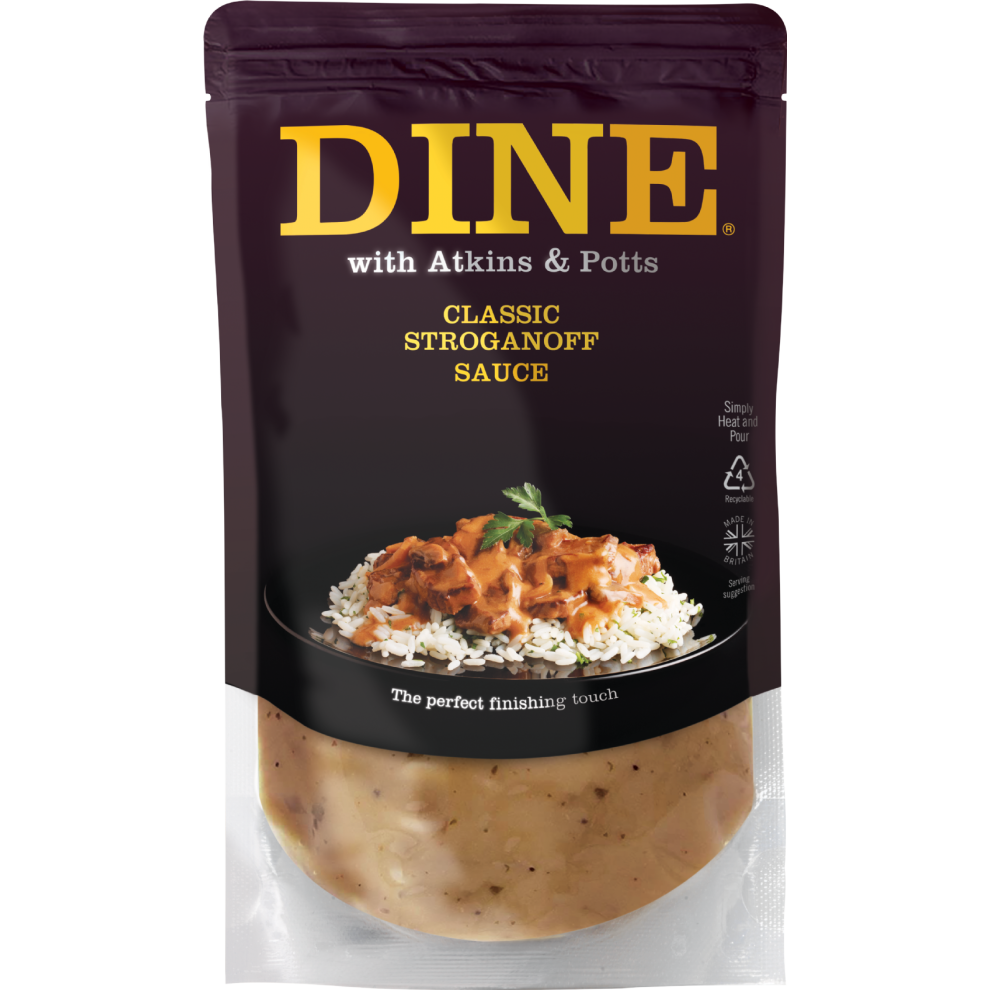 Atkins & Potts Classic Stroganoff Sauce 350G