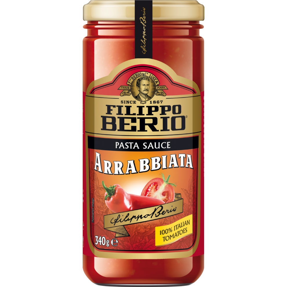 Filippo Berio Arrabbiata Pasta Sauce 340G