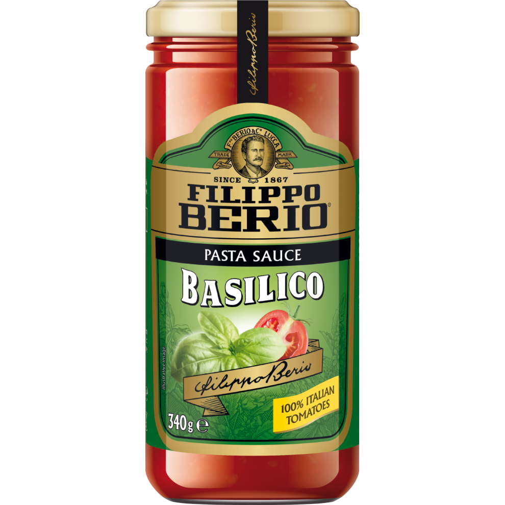 Filippo Berio Basilico Pasta Sauce 340G
