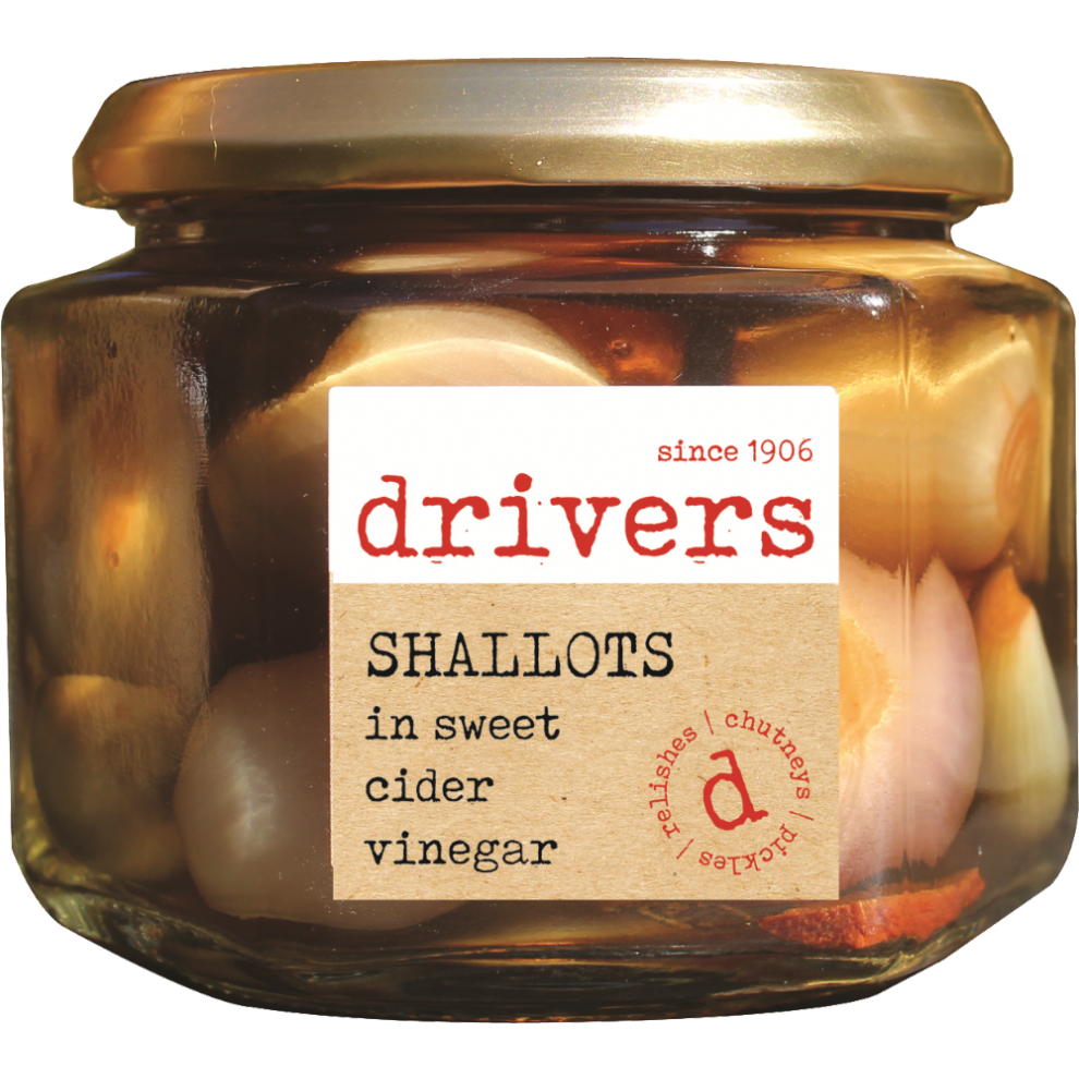 Drivers Shallots In Sweet Cider Vinegar 350G