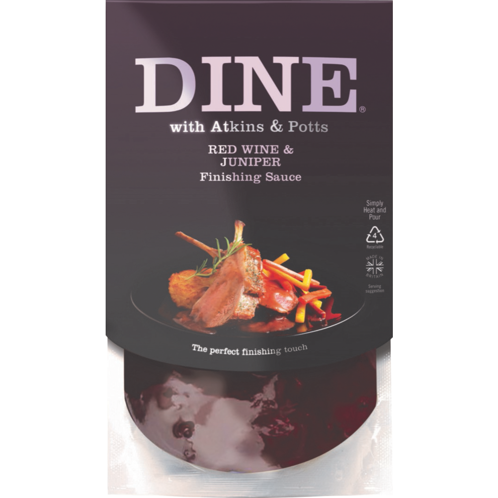 Atkins & Potts Red Wine & Juniper Finishing Sauce 350G