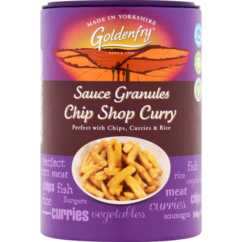 Goldenfry Sauce Granules - Chip Shop Curry 160G