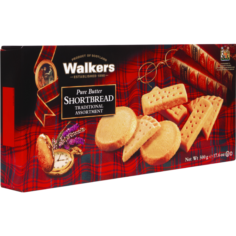 Walker's Pure Butter Shortbread Traditional Assortment 500G