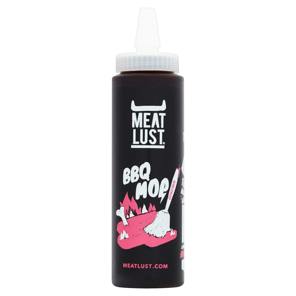 Meat Lust Barbeque Mop Sauce 200 ml - Thick, Smoky Hickory Marinade & Dipping Sauce (Pack of 6)