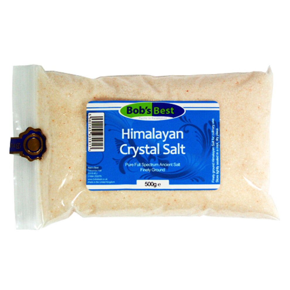 Bob's Best Himalayan Crystal Salt - 500 Grams - FINE