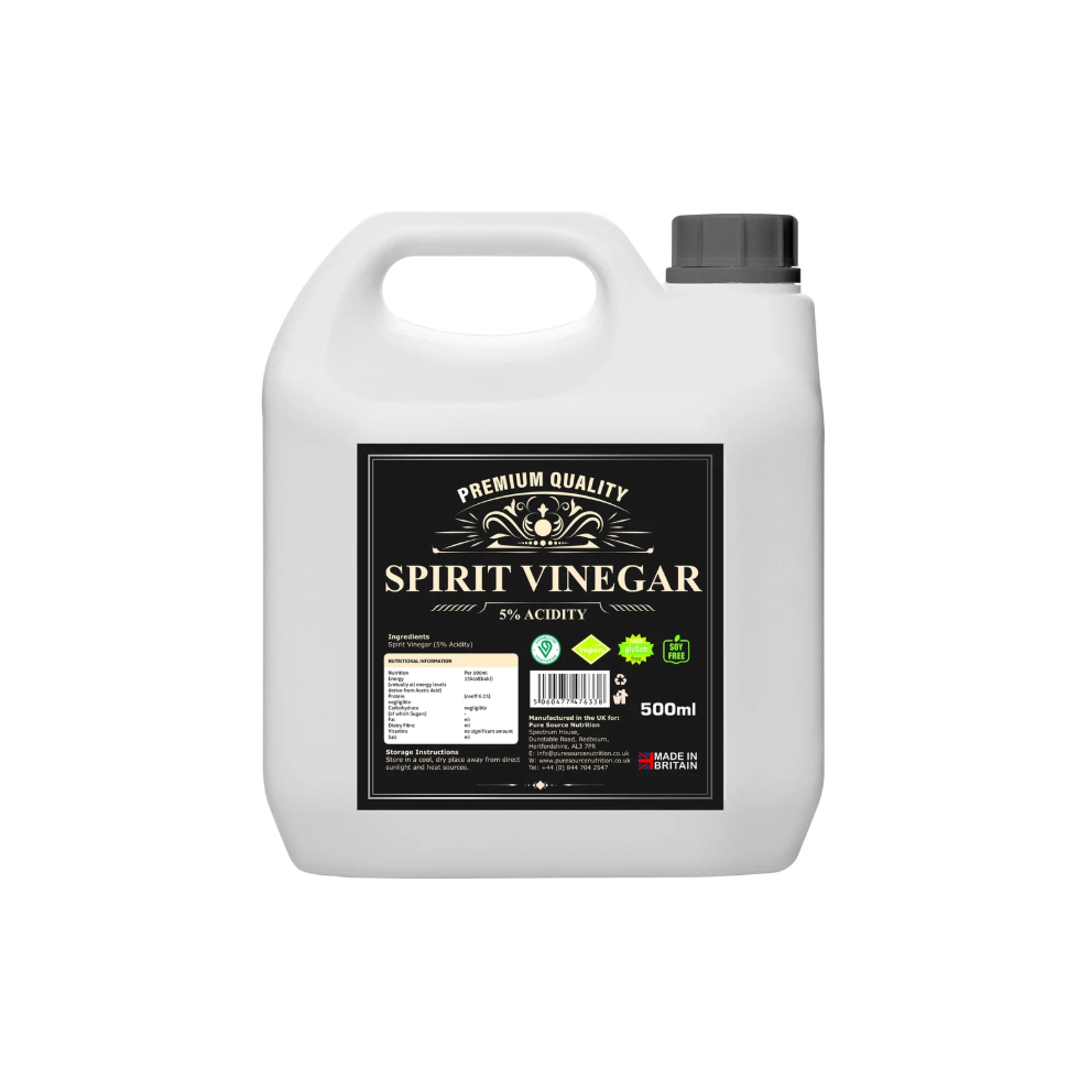 Distilled White Vinegar Pickling - Cooking - Marinating - Cleaning 500ml