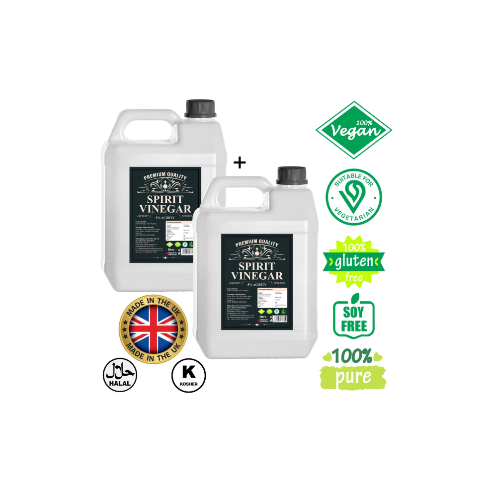 Distilled White Vinegar Pickling - Cooking - Marinating - Cleaning  10 Litres