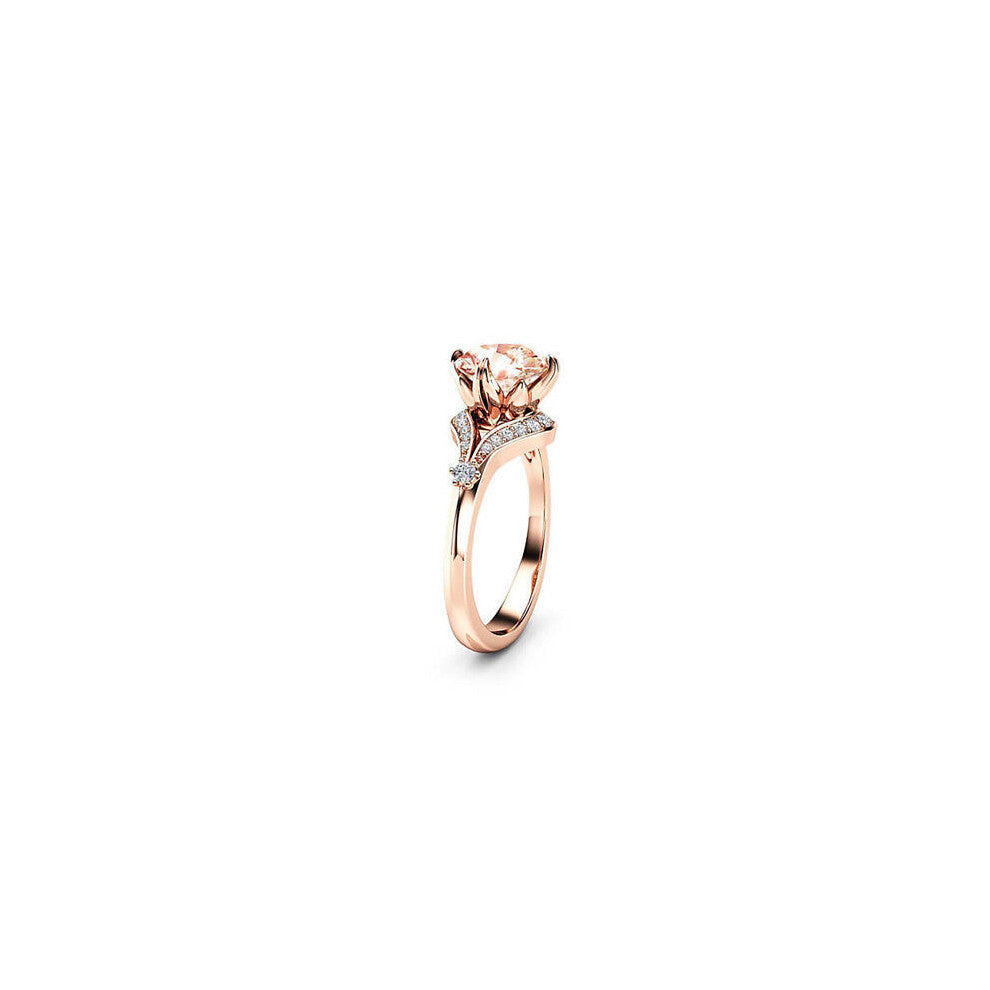 (rose gold, 6) Anniversary Fashion Women Engagement Wedding Party Gifts Jewelry Rings