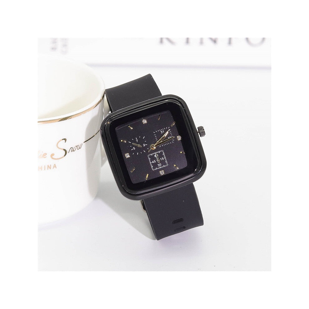 (StyleA) Youthful Trendy And Square Quartz Watch With Highend Appearance Feature Waterproof And