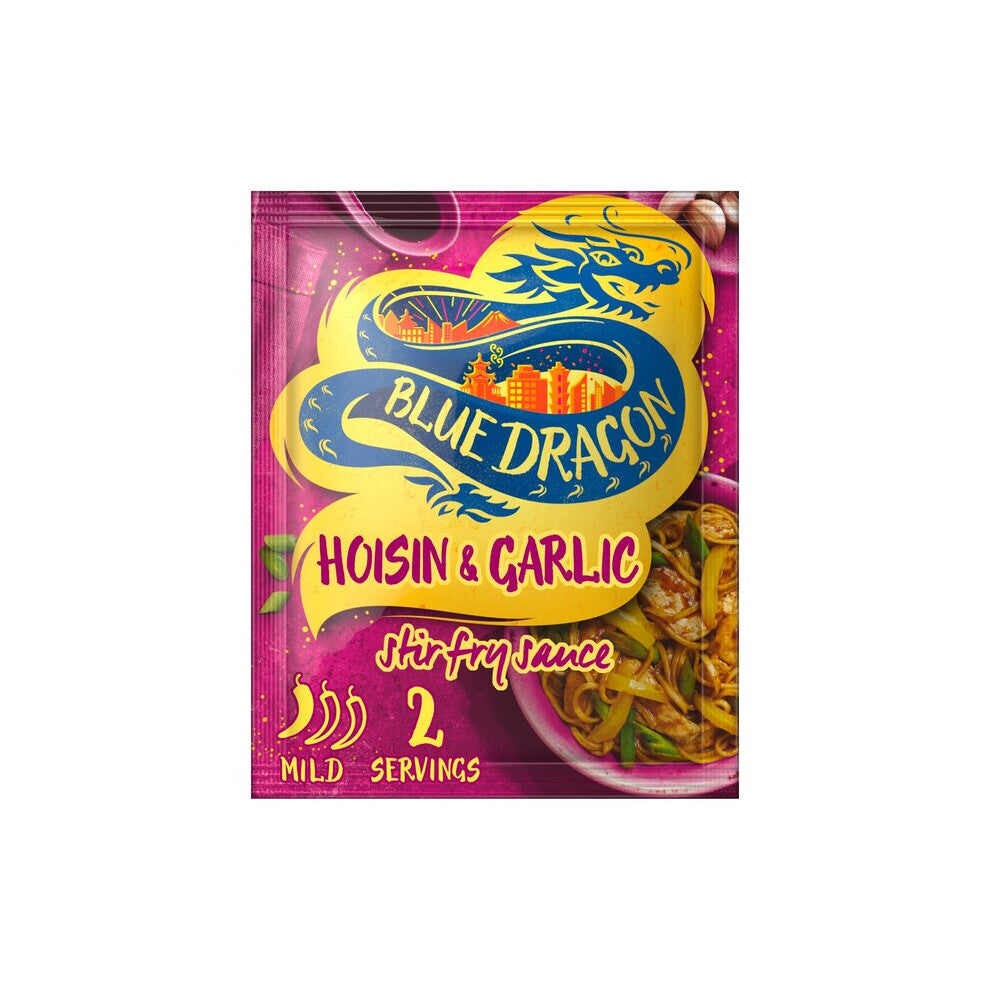 Blue Dragon Stir Fry Sauce - Hoi Sin & Garlic (120g) - Pack of 6