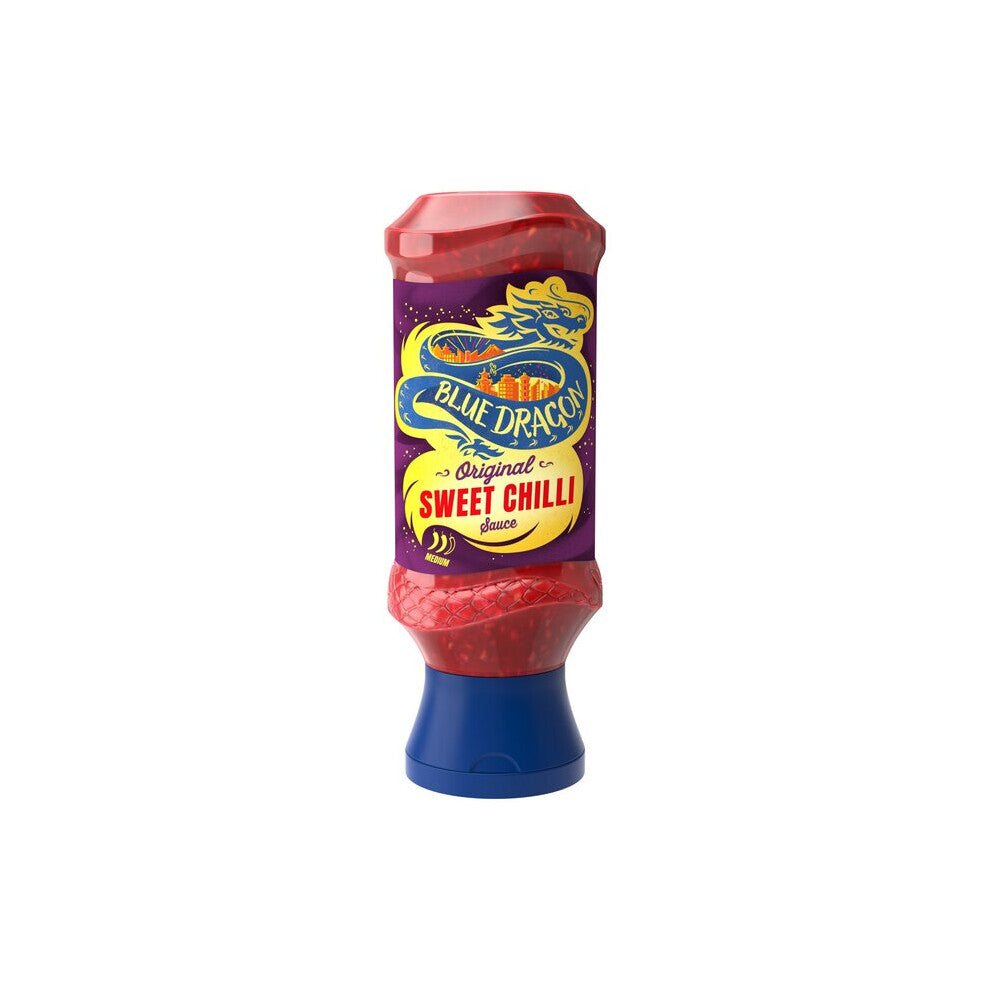 Blue DragonTop Down Sweet Chilli Dipping Sauce 500g - Pack of 6