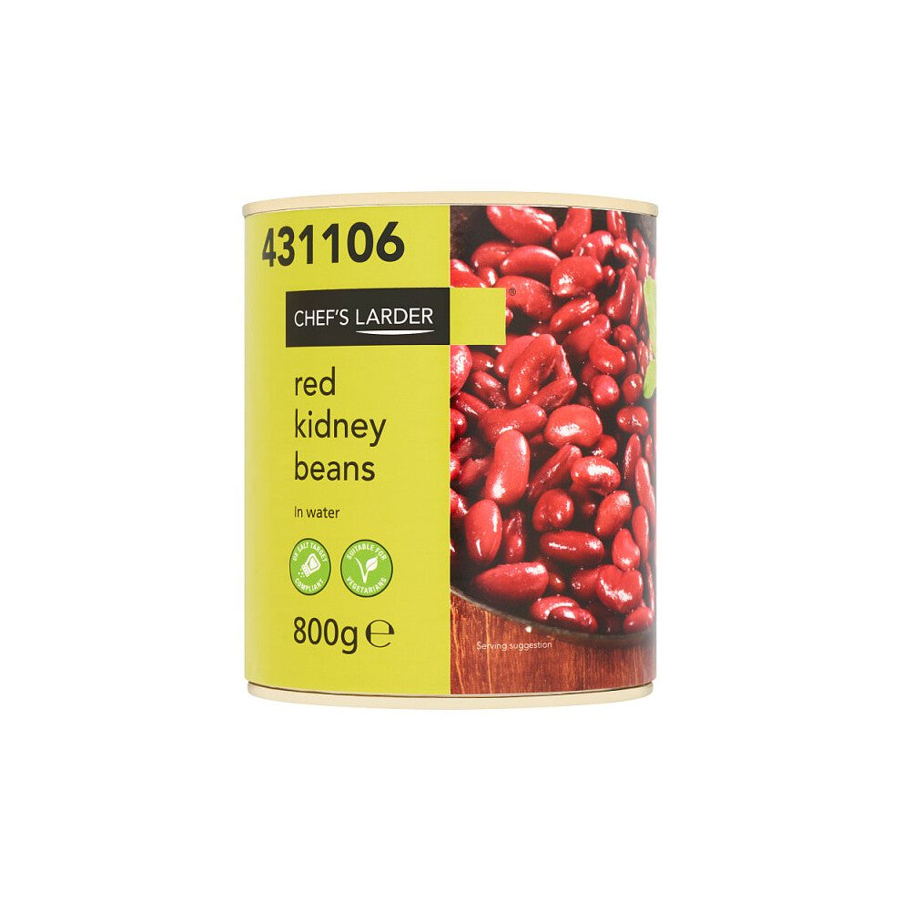Chef's Larder Red Kidney Beans in Water 800g (Drained Weight 480g)