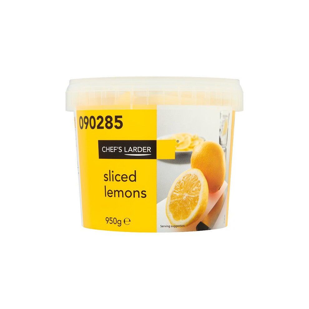 Chef's Larder Sliced Lemons in Lemon Juice 950g (Drained Weight 510g) Pack of 6