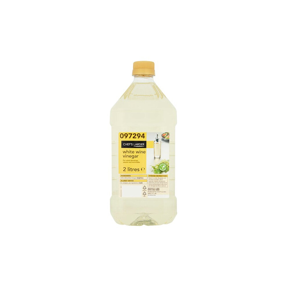 Chef's Larder White Wine Vinegar 2L Pack of 6