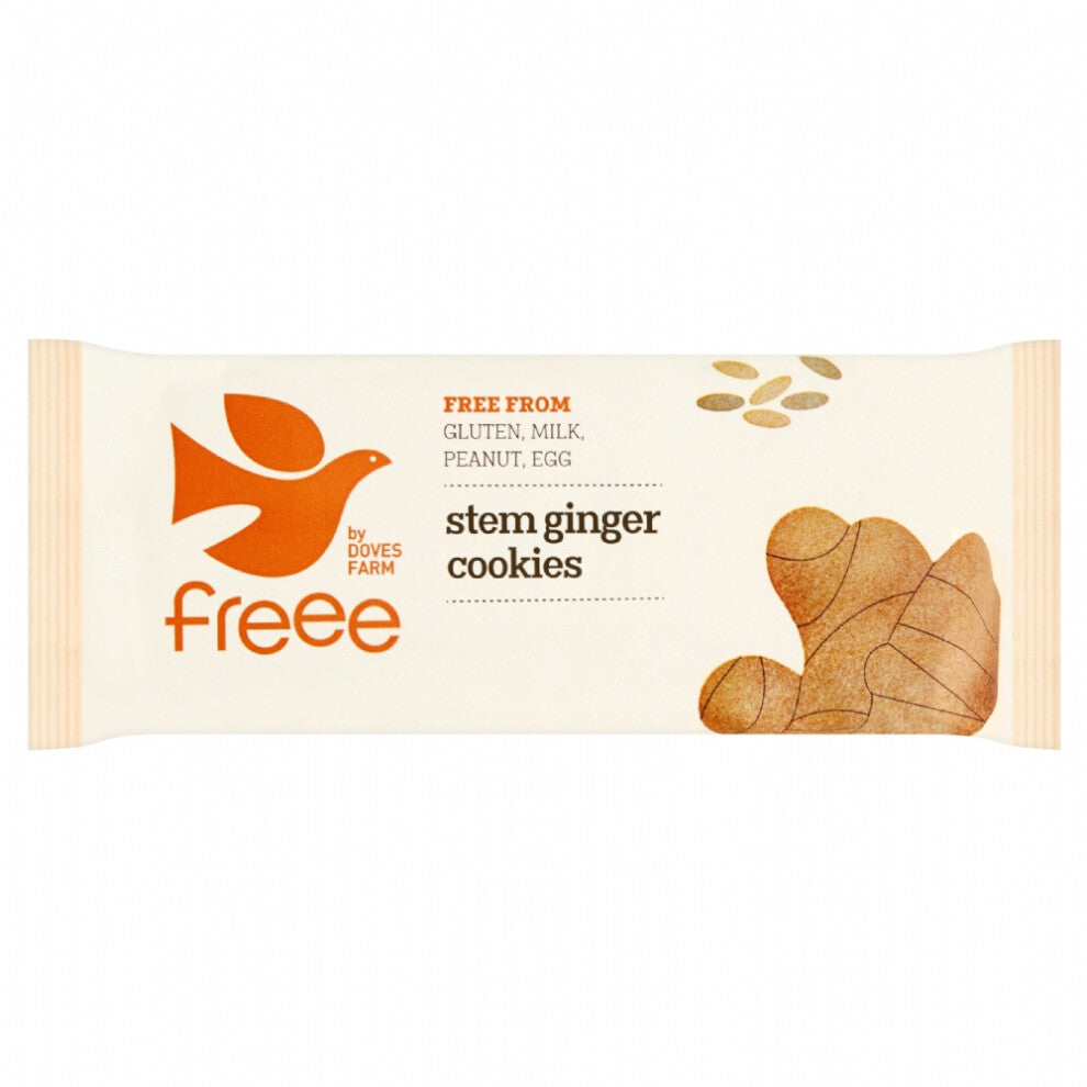 Doves Farm Ginger Cookies Gluten Free 150G - Pack of 2