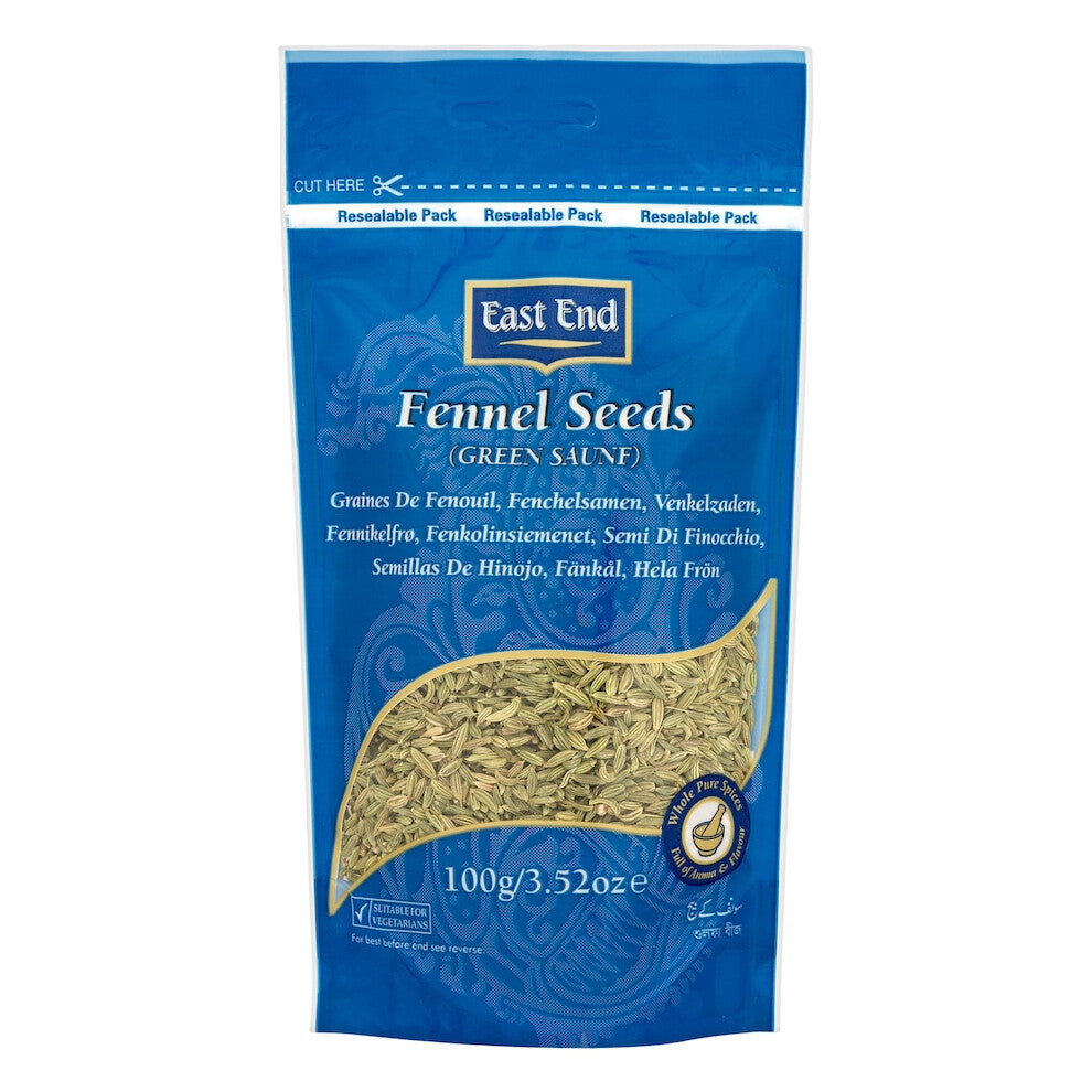 East End Fennel Seeds (100g) - Pack of 6
