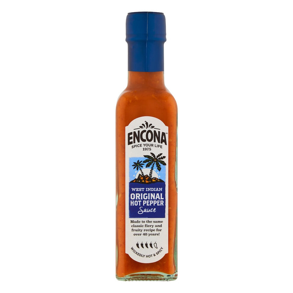 Encona Original Hot Pepper Sauce 220ml (Pack of 2)