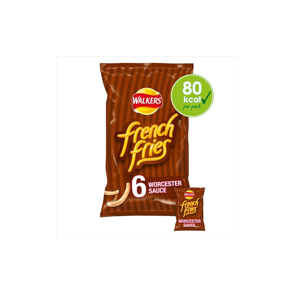 French Fries Worcester Sauce 19g x 6 per pack - (PACK OF 4)