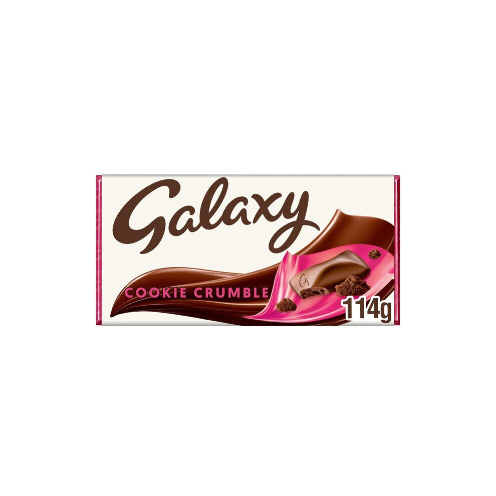 Galaxy Cookie Crumble Chocolate Bar 114G