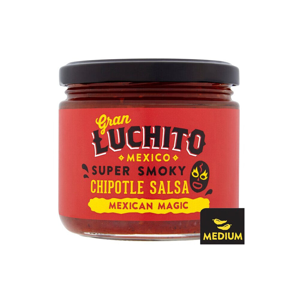Gran Luchito Smoky Red Chipotle Salsa 300g