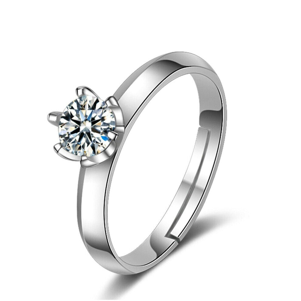 (Style 16) (Style 15) Women Girls 925 Sterling Silver Rings Adjustable Thumb Wedding Engagement Gifts