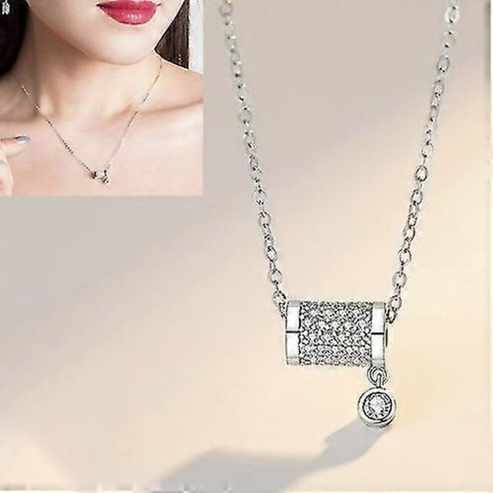 Women Fashion S925 Sterling Silver Small Waist Pendant Necklace(-z