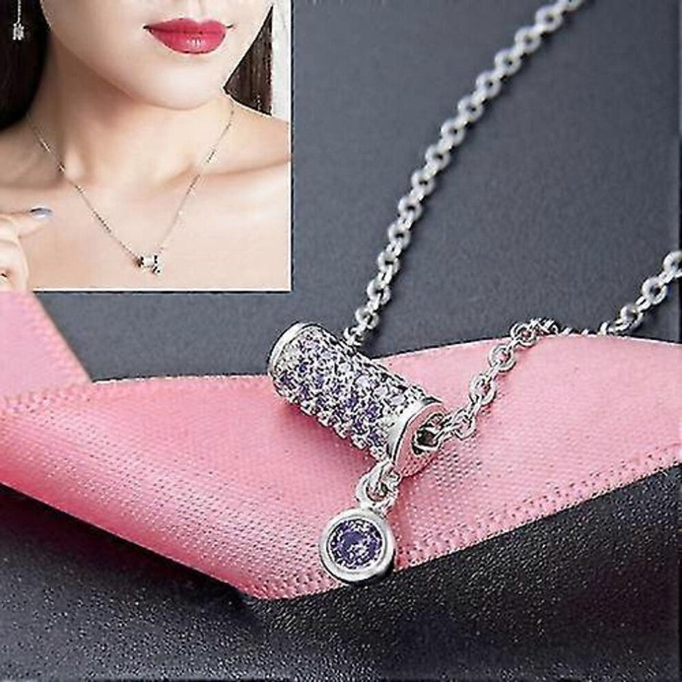 Women Fashion S925 Sterling Silver Small Waist Pendant Necklace(-z