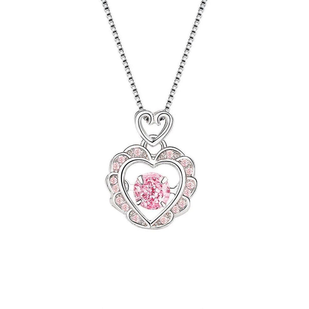 Cute Heart Necklace Petite 1 Heart Open Heart Chain Necklace Women's Delicate Gold Necklace Gifts For Her