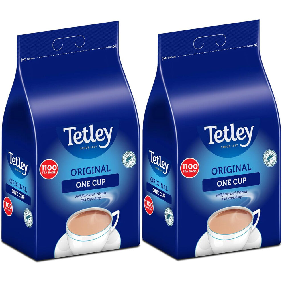 Tetley Original One Cup Black Tea Bags 1 x 1100'S