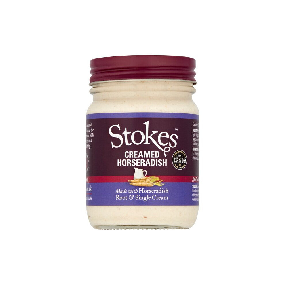 Stokes Creamed Horseradish Sauce (220g) - Pack of 2